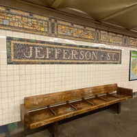Photo taken at MTA Subway - Jefferson St (L) by Paul W. on 4/17/2022