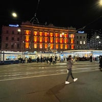 Photo taken at Paradeplatz by Ben A. on 12/22/2022