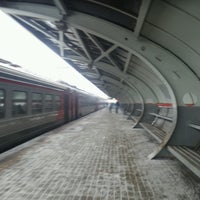 Photo taken at Ж/Д платформа Перловская by Ларион А. on 1/28/2017