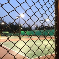 Photo taken at Tennis Court by Big M. on 1/15/2013