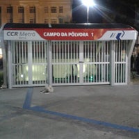 Photo taken at CCR Metrô Bahia - Estação Campo da Pólvora by A. F. on 3/18/2015