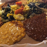 Photo taken at Messob Ethiopian Restaurant by Asbed B. on 8/7/2022