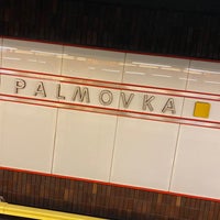 Photo taken at Metro =B= Palmovka by Tomáš S. on 12/13/2021