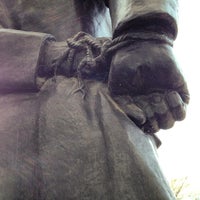 Photo taken at Nathan Hale Statue by Leo G. on 4/4/2013