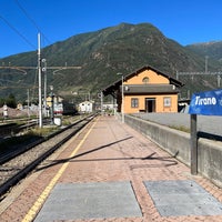 Photo taken at Stazione Tirano (RFI) by Roelof v. on 9/26/2023