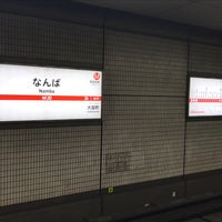 Photo taken at Midosuji Line Namba Station (M20) by yoshikazu f. on 1/4/2018