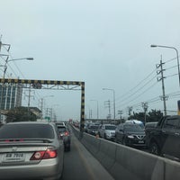 Photo taken at Lak Si Intersection Overpass by Tao K. on 2/24/2017