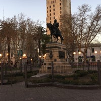 Photo taken at Plaza Pedernera by Marcos B. on 8/3/2016