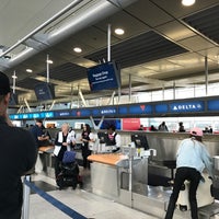 Photo taken at Delta Ticket Counter by Jason F. on 10/2/2017