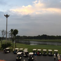 Photo taken at Driving Range @ Thana City Golf &amp;amp; Sports Club by Ki Ki Y. on 2/20/2015