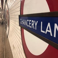 Photo taken at Chancery Lane London Underground Station by Gary K. on 4/23/2019