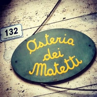 Photo taken at Osteria I Matetti by Daniel R. on 7/6/2014