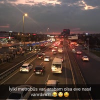 Photo taken at İncirli Metrobüs Durağı by Sevilay P. on 9/22/2017