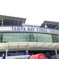 Photo taken at Amalie Arena by Timothy F. on 4/20/2013