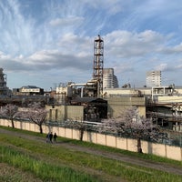 Photo taken at 北越製紙 市川工場 by konpan on 4/2/2022