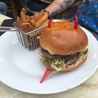 Photo taken at Meet Burger by April K. on 7/11/2019
