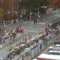 Photo taken at ING NYC Marathon Mile Marker 3 by Thecrotch M. on 11/3/2013