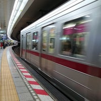 Photo taken at Hibiya Line Platform 2 by Hiroki K. on 10/19/2019