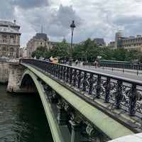 Photo taken at Pont Notre-Dame by Chris M. on 6/20/2023