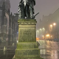 Photo taken at Adam Smith Statue by Chris M. on 12/18/2021