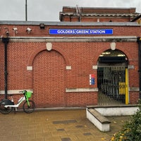 Photo taken at Golders Green London Underground Station by Chris M. on 11/27/2023