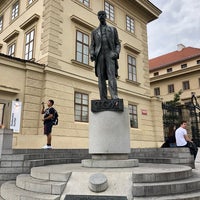 Photo taken at Statue of Tomáš Garrigue Masaryk by Chris M. on 8/20/2019
