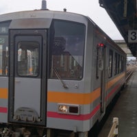 Photo taken at Innosho Station by Hitoshi G. on 2/19/2013