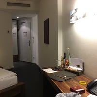 Photo taken at Almodóvar Hotel by Mario K. on 9/25/2016