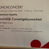 Das Foto wurde bei Het Concertgebouw von Hans C. am 12/14/2023 aufgenommen