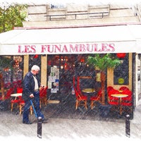 Photo taken at Les Funambules by Nicolas L. on 10/25/2013