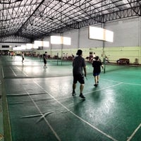 Photo taken at Ratchavipha Badminton Court by SGui E. on 11/24/2016