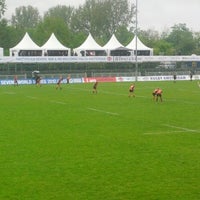 Photo taken at Rugby Stadion by Paul D. on 5/17/2013