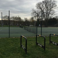Photo taken at Hackney Downs Tennis Courts by Conor P. on 4/3/2016