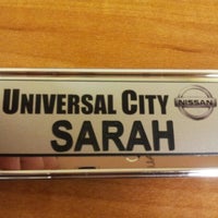 Photo taken at Universal City Nissan by Sarah G. on 1/8/2013