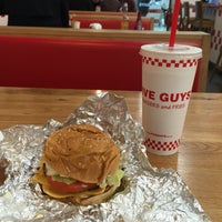 Photo taken at Five Guys by Andrejs G. on 6/10/2016