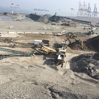Photo taken at Recology Sustainable Crushing at Pier 94 by Brad P. on 1/22/2015