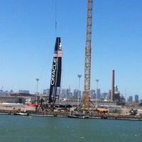 Photo taken at Oracle Team USA -Pier 80 by Brad P. on 6/12/2013