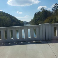 Photo taken at Johnson Ferry Road Bridge @ Chattahoochee River by Brenda D. on 10/16/2016