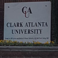 Photo taken at Clark Atlanta University Promenade by Brenda D. on 3/4/2018