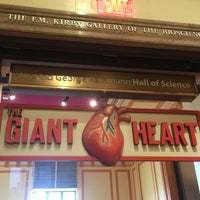 Photo taken at The Giant Heart Exhibit by Paty G. on 7/3/2016