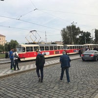 Photo taken at Malostranská (tram) by Shunitsu M. on 9/28/2017