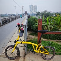 Photo taken at Cầu Long Biên (Long Bien Bridge) by Nam Nắn Nót on 2/20/2024