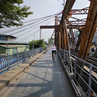 Photo taken at Cầu Long Biên (Long Bien Bridge) by Nam Nắn Nót on 2/28/2024