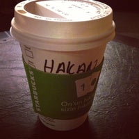 Photo taken at Starbucks by Hakan Okan Ç. on 4/18/2013