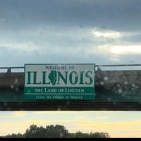 Photo taken at Indiana / Illinois State Line by Diane W. on 10/6/2018