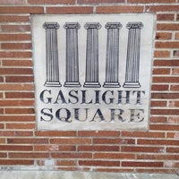 Photo taken at Gaslight Square by Diane W. on 6/22/2014
