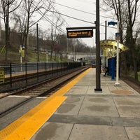 Photo taken at Cold Spring Lane Light Rail Station by Andrea H. on 4/6/2017