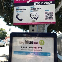 Photo taken at The Big Blue Bus Stop 2849 by Andrea H. on 6/9/2017