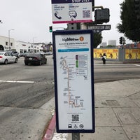 Photo taken at The Big Blue Bus Stop 2141 by Andrea H. on 5/5/2017