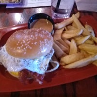 Photo taken at Red Robin Gourmet Burgers and Brews by Bradley P. on 2/14/2020